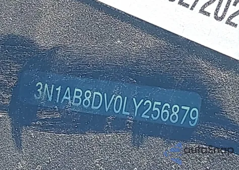 2020 Nissan Sentra Sr Xtronic Cvt z USA, uszkodzony, nr VIN 3N1AB8DV0LY256879